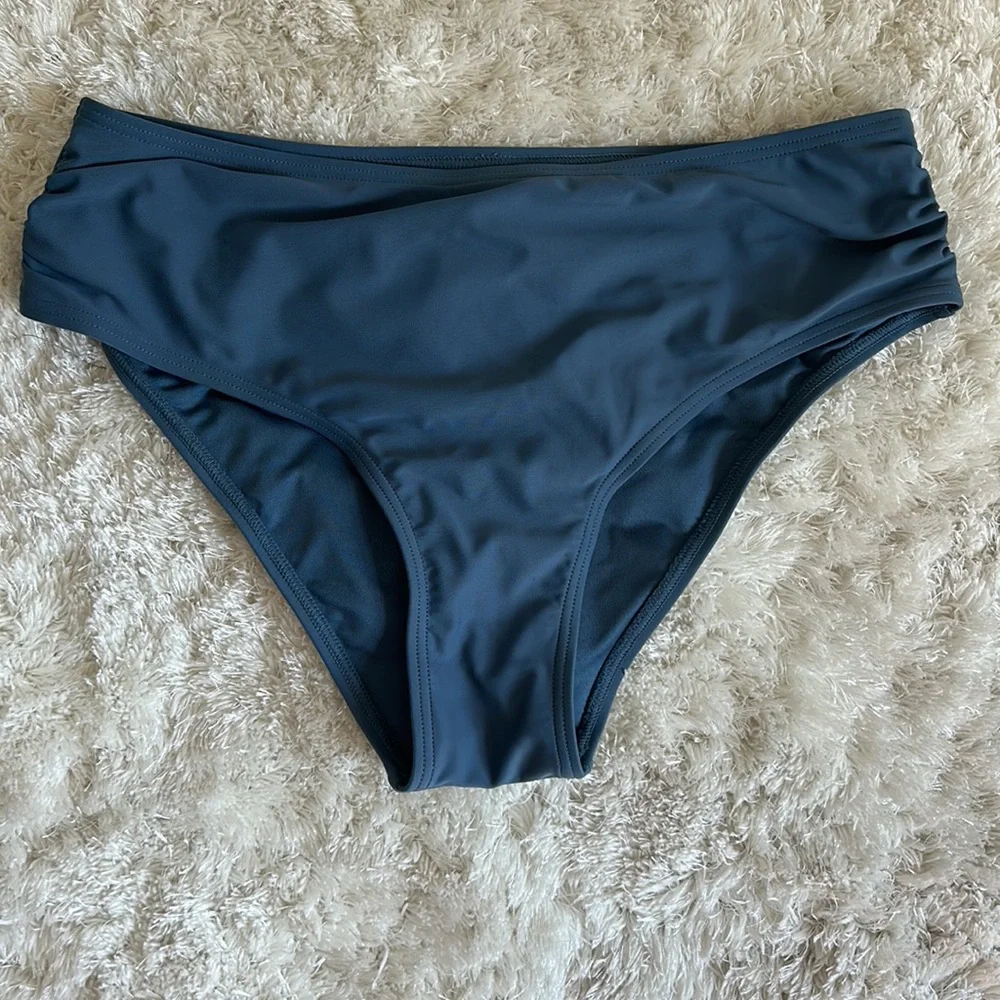 Blue Halter Bikini - Picture 4 of 7